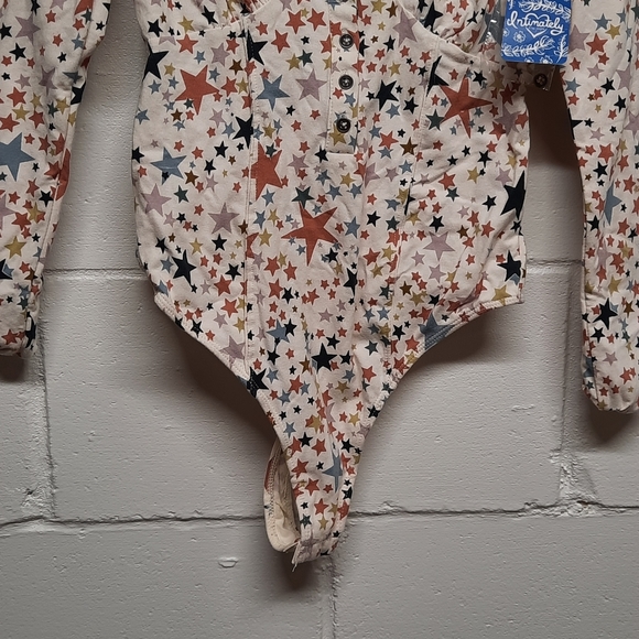 FREE PEOPLE Girls Like Us Bodysuit Stars - Picture 6 of 15